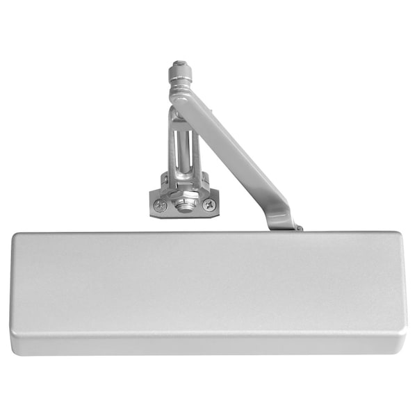 Grade 1 Tri Mount Friction Hold Open Door Closer, Push or Pull Side, Regular Arm, Size 1 to 6, Delay